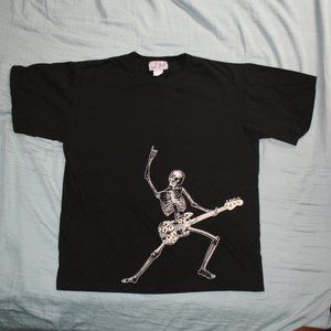 JEM Sportswear Children skeleton guitar Tshirt XL